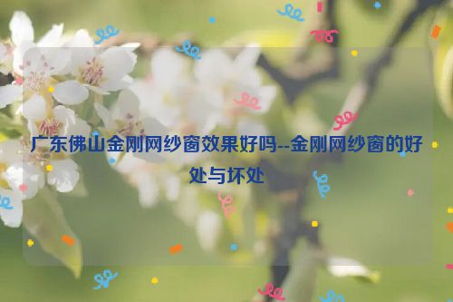 广东佛山金刚网纱窗效果好吗--金刚网纱窗的好处与坏处