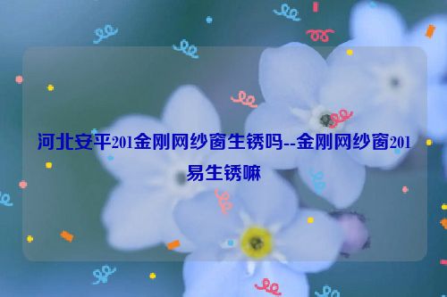 河北安平201金刚网纱窗生锈吗--金刚网纱窗201易生锈嘛