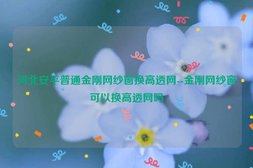 河北安平普通金刚网纱窗换高透网--金刚网纱窗可以换高透网吗