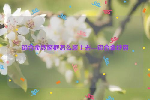 铝合金纱窗框怎么装上去---铝合金纱窗