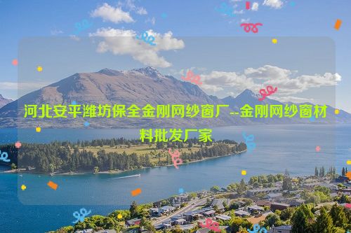 河北安平潍坊保全金刚网纱窗厂--金刚网纱窗材料批发厂家