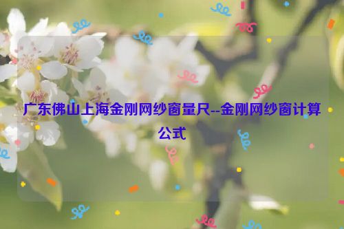 广东佛山上海金刚网纱窗量尺--金刚网纱窗计算公式