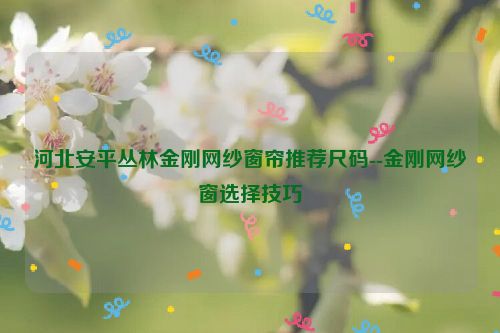 河北安平丛林金刚网纱窗帘推荐尺码--金刚网纱窗选择技巧