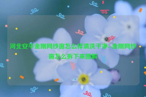 河北安平金刚网纱窗怎么样清洗干净--金刚网纱窗怎么拆下来图解