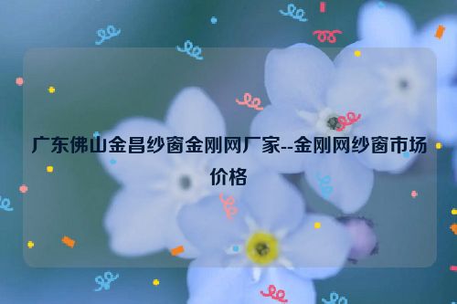 广东佛山金昌纱窗金刚网厂家--金刚网纱窗市场价格