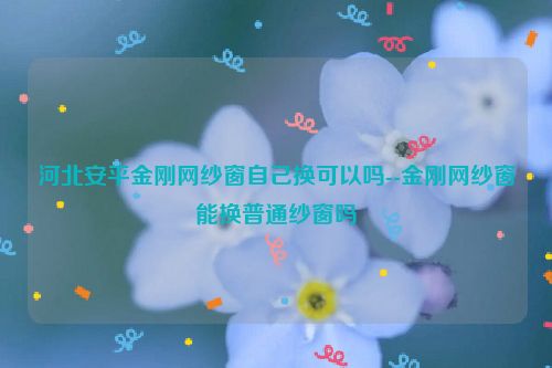 河北安平金刚网纱窗自己换可以吗--金刚网纱窗能换普通纱窗吗